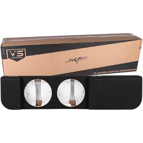 Skar Audio Dual 10" Subwoofer Enclosure Compatible with 2009-2014 Ford F-150 SuperCrew Cab Trucks