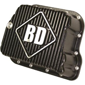 BD Diesel Performance BD Diesel 1061501 Deep Sump Transmission Pan Holds 2 Quarts Incl. Pan w/Temp. Sending Unit Port/Pan Gasket/Magnetic Drain Plug//Hardware Deep Sump Transmission Pan