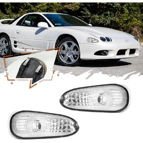 For 1994 1995 1996 1997 1998 Mitsubishi 3000GT Passenger Front Bumper Turn Signal Lights Housing Clear Lens in Kuwait