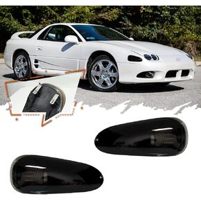 For 1994 1995 1996 1997 1998 Mitsubishi 3000GT Passenger Front Bumper Turn Signal Lights Housing Clear Lens