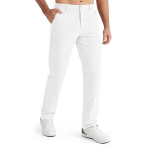 Libin Mens Golf Pants Stretch Work Dress Pants 30"/32"/34" Quick Dry Lightweight Casual Comfy Trousers with Pockets in Saudi Arabia