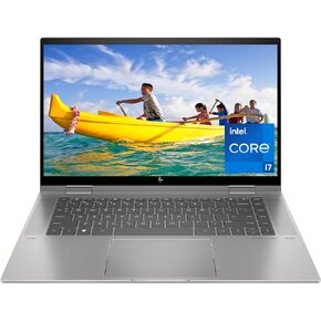 HP Envy x360 15 inch Laptop, FHD Display, Intel Core i7-1355U, 16 GB RAM, 1 TB SSD, Intel Iris Xe Graphics, Windows 11 Home, 15-ew1199nr (2023),Silver