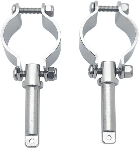 أقفال Milky Ocean-Oar - العمود الرئيسي مصنوع من الفولاذ المقاوم للصدأ بدرجة 316 - تصميم سهل التثبيت لمجاديف 1-1/2 بوصة (38.1 مم) إلى 1-5/8 بوصة (41.5 مم) - مناسب لـ 1/2 بوصة مقبس Oarlock - قطعتان في كل عبوة in Kuwait