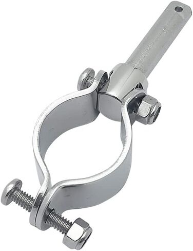 أقفال Milky Ocean-Oar - العمود الرئيسي مصنوع من الفولاذ المقاوم للصدأ بدرجة 316 - تصميم سهل التثبيت لمجاديف 1-1/2 بوصة (38.1 مم) إلى 1-5/8 بوصة (41.5 مم) - مناسب لـ 1/2 بوصة مقبس Oarlock - قطعتان في كل عبوة in Kuwait