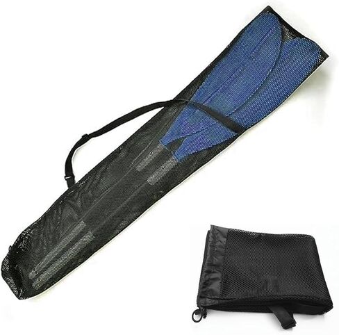 حقيبة مجداف كاياك، حقيبة مجداف شبكية لحمل مجدافين، حقيبة مجداف SUP قابلة للطي مع حزام كتف قابل للتعديل، غطاء مجداف شبكي متين لقوارب الكاياك والزورق والسوب in Kuwait