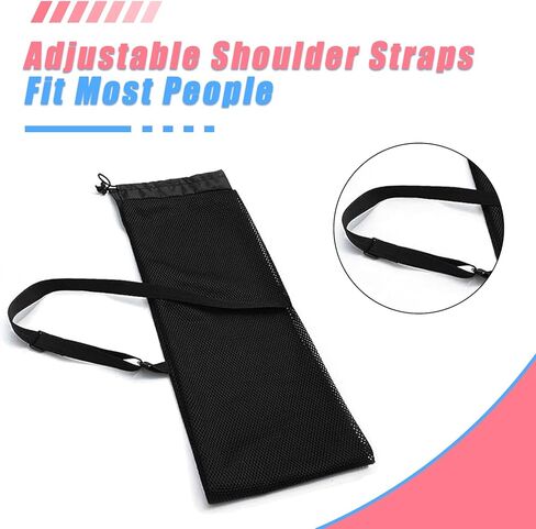 حقيبة مجداف كاياك، حقيبة مجداف شبكية لحمل مجدافين، حقيبة مجداف SUP قابلة للطي مع حزام كتف قابل للتعديل، غطاء مجداف شبكي متين لقوارب الكاياك والزورق والسوب in Kuwait