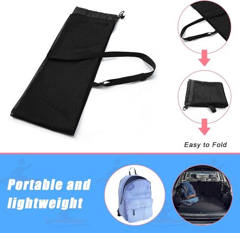 حقيبة مجداف كاياك، حقيبة مجداف شبكية لحمل مجدافين، حقيبة مجداف SUP قابلة للطي مع حزام كتف قابل للتعديل، غطاء مجداف شبكي متين لقوارب الكاياك والزورق والسوب in Kuwait