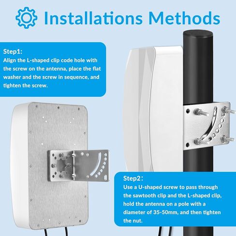 هوائي لوحة 4G LTE 5G هوائي Mimo اتجاهي خارجي 700-2700 | هوائي 3300-3800 ميجا هرتز حتى 12dBi مع كابل 10 متر موصل TS9 SMA متوافق مع مودم راوتر 5G 3G 4G LTE in Kuwait