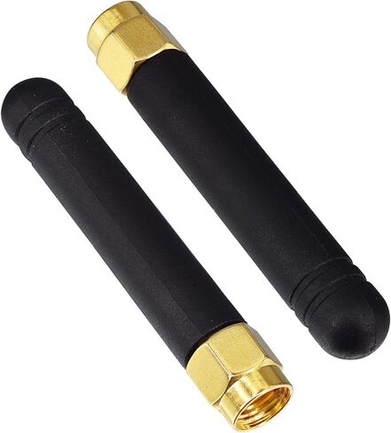 2-Pack 2.4GHz Mini WiFi Antenna 2dBi FPV Antenna Omni Directional SMA Male Omni-Directional Small PC WiFi Bluetooth Antenna Aerial Signal Booster Adapter Network Receive for Wireless Router in Kuwait