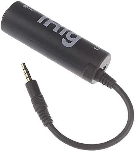 Black Guitar Interface I-Rig Converter Replacement Guitar for Phone Guitar Audio Interface Phone Tuner Lightweight Audio Adapter for iPhone, iPad and Android Smartphone and Tablets Practical Processed in Saudi Arabia