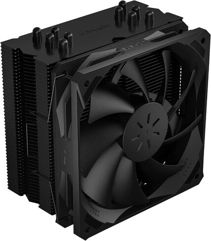 upHere S5BK CPU Air Cooler LGA 1700 Ready 5 Copper Direct Contact Heat Pipes 120mm PWM Processor Cooler for Intel LGA 1700/1200/115X AMD Universal Socket,Black Edition in Saudi Arabia