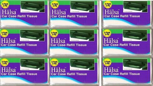 (Ship from USA) 27 HALSA Refill Tissues for Tempo Car Visor Tissue Holder in Saudi Arabia