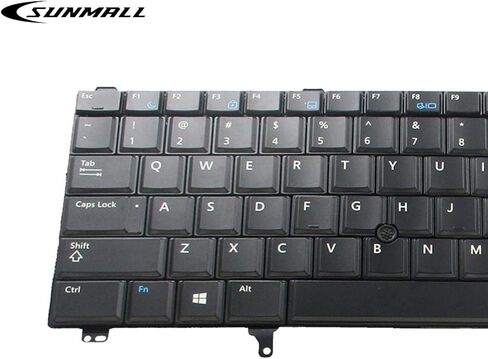 Compatible with Keyboard Dell Latitude E5520 E5520m E5530 E6520 E6530 E6540 Precision M4600 M4700 M6600 M6700 Laptop US Layout with (Pointer and Backlight) in Saudi Arabia