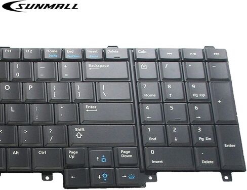 Compatible with Keyboard Dell Latitude E5520 E5520m E5530 E6520 E6530 E6540 Precision M4600 M4700 M6600 M6700 Laptop US Layout with (Pointer and Backlight) in Saudi Arabia