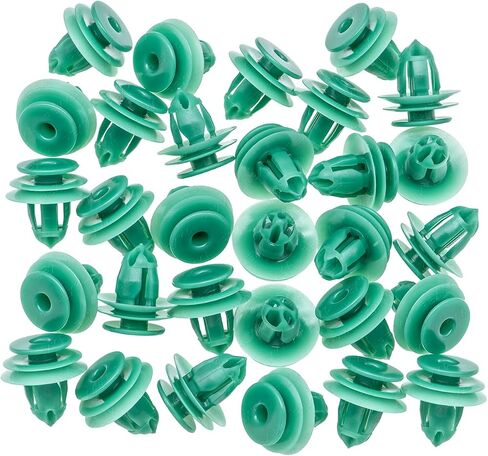 Rexka 30pcs Door Panel & Interior Trim Retainer Clips 91560-SZW-003 for Honda Accord CR-V CR-Z Civic Odyssey Pilot 91560SZW003 in Kuwait
