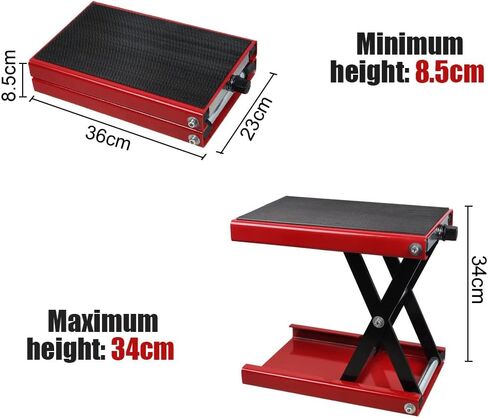 حامل إصلاح طاولة رفع الدراجة النارية بوزن 1100 رطل، رافعة رافعة منحدر الدراجة - شديدة التحمل 500 كجم in Kuwait