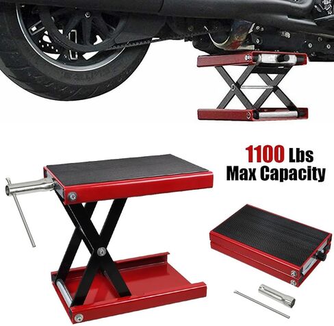 حامل إصلاح طاولة رفع الدراجة النارية بوزن 1100 رطل، رافعة رافعة منحدر الدراجة - شديدة التحمل 500 كجم in Kuwait