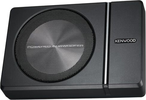 Kenwood KSC-PSW8 250W Max (150W RMS) Single 8" Under Seat Powered Subwoofer Enclosure W/Remote Control in Saudi Arabia