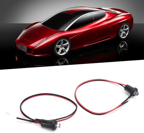 Zeroone إنذار وهمي وامض LED، 2 قطعة ABS عالمي 12 فولت LED مصباح إنذار وهمي ضوء أزرق مضاد للسرقة تعديل للقوارب RVs الدراجات النارية أمن المنزل in Saudi Arabia