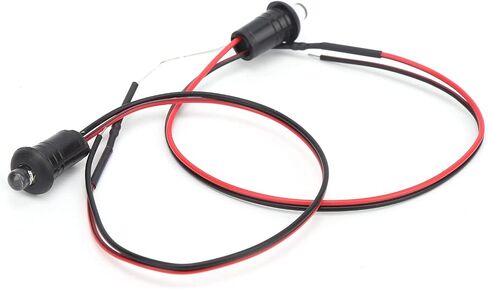 Zeroone إنذار وهمي وامض LED، 2 قطعة ABS عالمي 12 فولت LED مصباح إنذار وهمي ضوء أزرق مضاد للسرقة تعديل للقوارب RVs الدراجات النارية أمن المنزل in Saudi Arabia