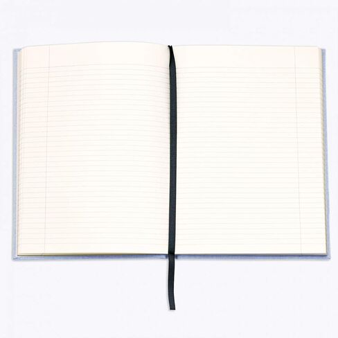 Wit & Delight - Light Blue Note to Self Linen Journal | Size 6.25 x 8.5 | 160 Lined Cream Pages | 120 GSM Quality Paper in Saudi Arabia