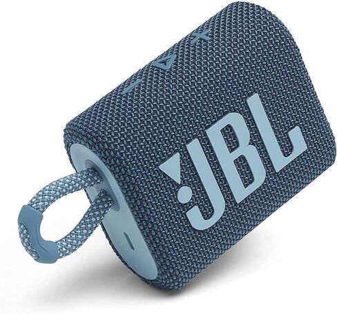 JBL Go 3: Portable Speaker with Bluetooth, Built-in Battery, Waterproof and Dustproof Feature - White (Renewed) in Saudi Arabia