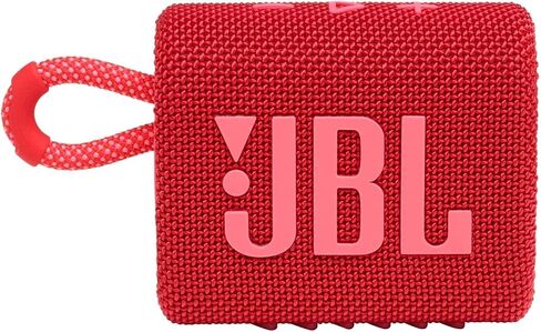 JBL Go 3: Portable Speaker with Bluetooth, Built-in Battery, Waterproof and Dustproof Feature - White (Renewed) in Saudi Arabia
