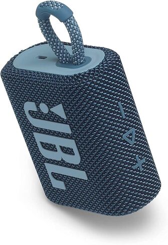 JBL Go 3: Portable Speaker with Bluetooth, Built-in Battery, Waterproof and Dustproof Feature - White (Renewed) in Saudi Arabia