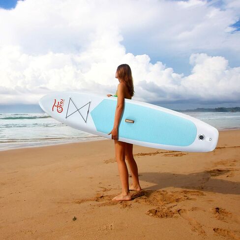 10.8’/33’’/6" Inflatable Stand Up Paddle Board Ultra-Light SUP with Free SUP Accessories & Backpack, Leash, Paddle and Hand Pump, Paddle Board for Adult & Youth in Saudi Arabia
