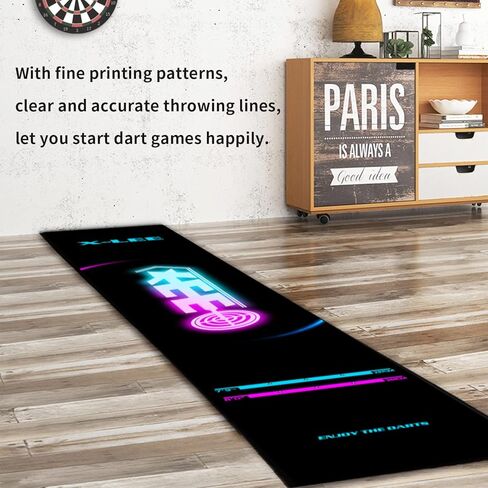 WL&ALLEN Professional and Cool Dart Mat Non Slip (Give Away Storage Bags) in Saudi Arabia
