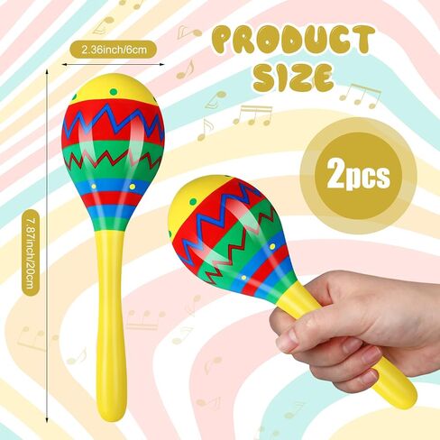 7.87 Inches Fiesta Wooden Maracas 2 Pcs Noisemaker for Mexican Fiesta Musical Maracas Party Favors Mexican Birthday Fiesta Christmas Cinco De Mayo Party Favors (Purple) in Saudi Arabia