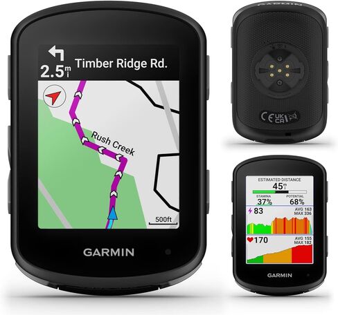 Garmin Edge 540 GPS Cycling Computer, Button Controls, Advanced Navigation with Garmin Speed and Cadence Sensors and Wearable4U E-Bank Bundle in Saudi Arabia