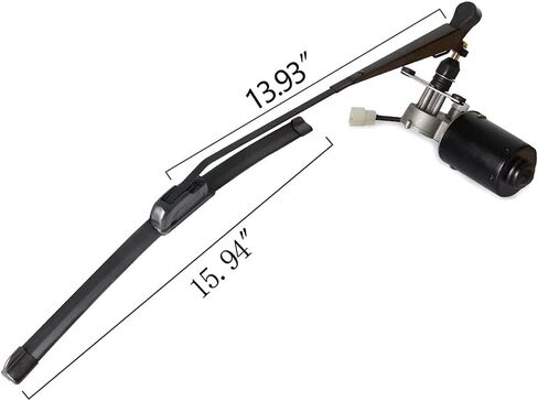 ممسحة الزجاج الأمامي Wztepeng 12 فولت UTV مع مجموعة مضخة غسيل الزجاج الأمامي المتوافقة مع Polaris RZR Ranger 570 800 900 1000 General 1000 Can-am Maverick Commander Defender Kawasaki Mule إلخ. in Kuwait