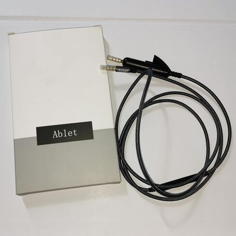 ABLET Audio Cable Replacement Cord with in-Line Mic Remote Volume Control Compatible with Bose QC15 QuietComfort 15 Headphones, Audio Cord Compatible with iPhone in Saudi Arabia