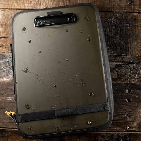 Rite in the Rain Weatherproof Clampdesk, 14" x 10.625", Black with Writing Surface, Storage Inside (No. 296) in Saudi Arabia