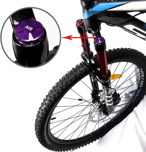 CNC سبائك الألومنيوم الدراجات الجبلية دراجة الهواء الغاز شوكة قيمة غطاء MTB الجبهة شوكة غطاء حامي استبدال جزء ملحق ((الأرجواني)) in Kuwait