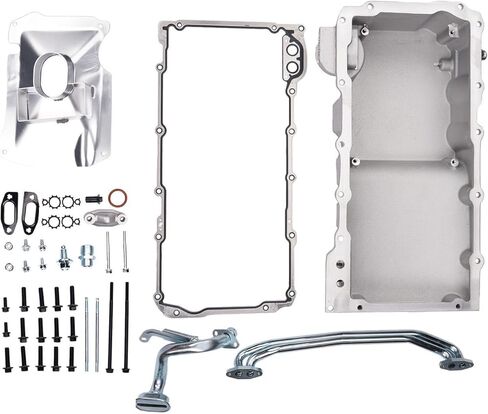 Front Wet Sump Retrofit Engine Oil Pan Kit 81076 for Chevrolet Gen III/IV 4.8L 6.2L for Chevy LS LS1 LS2 LS3 LSX V8 4.8L 6.2L in Kuwait