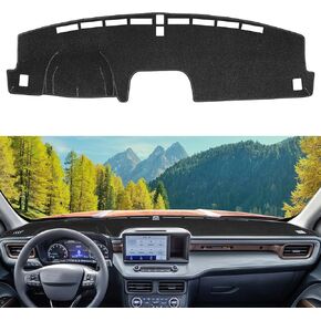 Dash Cover Pad Compatible with Ford F150 Raptor F-150 XLT 2022 2023 2024 2025 Dashboard Mats Dash Carpet Protector Accessories (Not fit for F-150 Lightning)