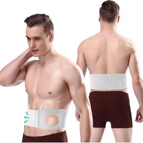 Ostomy Belt, Adjustable Stoma Support Belt, Universal Ileostomy Colostomy Belt Protection Ostomy Bag, Colostomy Bag, Ileostomy Bag Ostomy Supplies (S)