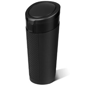 Car Trash Can Bin with Lid - 2 Packs Mini Car Garbage Can Cup Holder-Black Small Leakproof Vehicle Trash Garbage Can Bin-Automotive Car Organizers and Storage for Back Seat SUV Truck Accessories