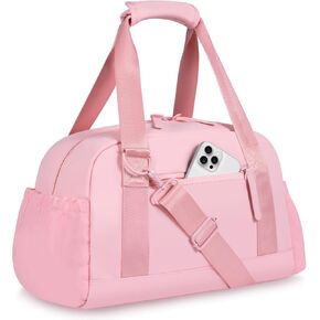 Small Gym Bag 14 inch for Women & Men Mini Gym Duffel Bag with Wet Compartment Waterproof Travel Duffle Bag for Sports Workout Dance