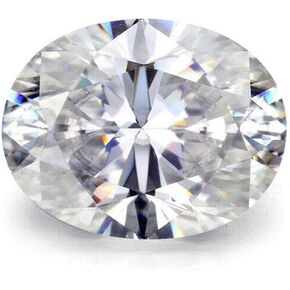 Oval Cut 3x5-10x14mm 1ct 2ct 5ct Moissanite Loose Stones Wholesale D Color VVS1 Crality Gemstone Loose For Jewelry Making