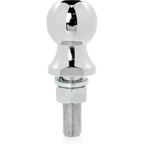 Camco Eaz-Lift Camper/RV Hitch Ball | يتميز بتصنيف سحب 2000 رطل وتصميم من الصلب المطلي بالكروم الشاق | 1-7/8 بوصة قطر كرة عقبة وطول سرق 2-3/8 بوصة (48232)