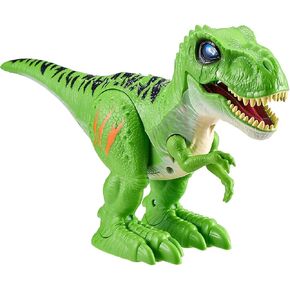 لعبة Robo Alive Attacking Gray T-Rex الروبوتية التي تعمل بالبطارية من Zuru، لعبة الديناصورات، هدية للأولاد من عمر 3 سنوات فما فوق
