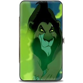 Buckle-Down Women's Hinge Wallet-The Lion King Scar, 7" x 4"