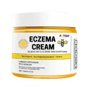 Eczema Cream – Original Skin-Soothing Formula – Organic Hand & Body Relief with Natural Honey – For Dry, Itchy & Irritated Skin (3.53 Oz)