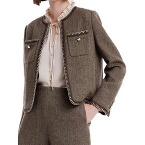 2025 Womens Disual Blazers Long Sleeve Office Open Open Front Suct Stack in Kuwait