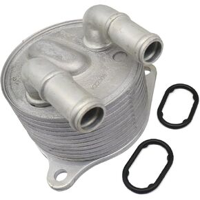 SecosAutoparts 68373829aa Transmision Oil Cooler Aluminum 2.4L Engine Compatible with Jeep Compass 2019 2020 Replace# 68373829AA 68369628AA