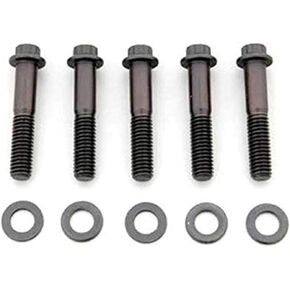 ARP 655-5000 أكسيد أسود 7/16-14 "RH Thread 5.000" UHL 6-point Bolt مع 1/2 "مقبس وغسالة ، (مجموعة من 5)