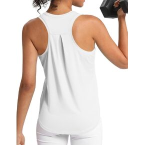 Women's Workout Tank Tops Woman Sleeveless Loose Fit Gym Tops Athletic Shirts Racerback Quick Dry UPF 50+